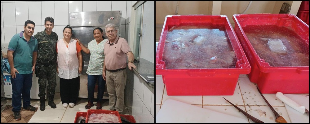 Ambiental recupera 200 kg de peixes furtados: Asilo de Castilho recebeu doação
