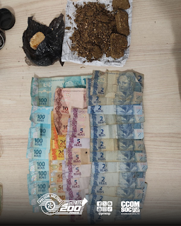 Casal procurado pela Justiça é preso pela PM, estavam traficando drogas