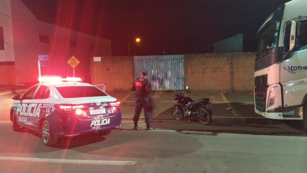 Polícia Militar de Três Lagoas recupera motocicleta furtada e apreende adolescente autor do furto
