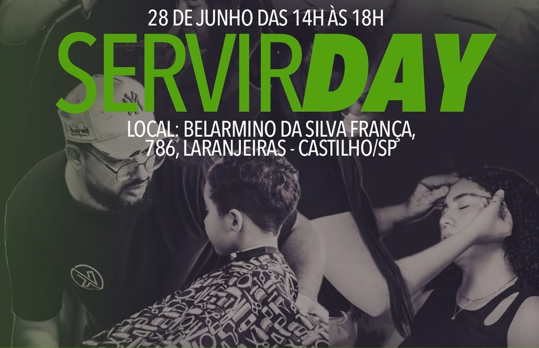 Igreja Koinonia realiza 4ª edição do “Servir Day” com serviços gratuitos para a comunidade de Castilho em junho