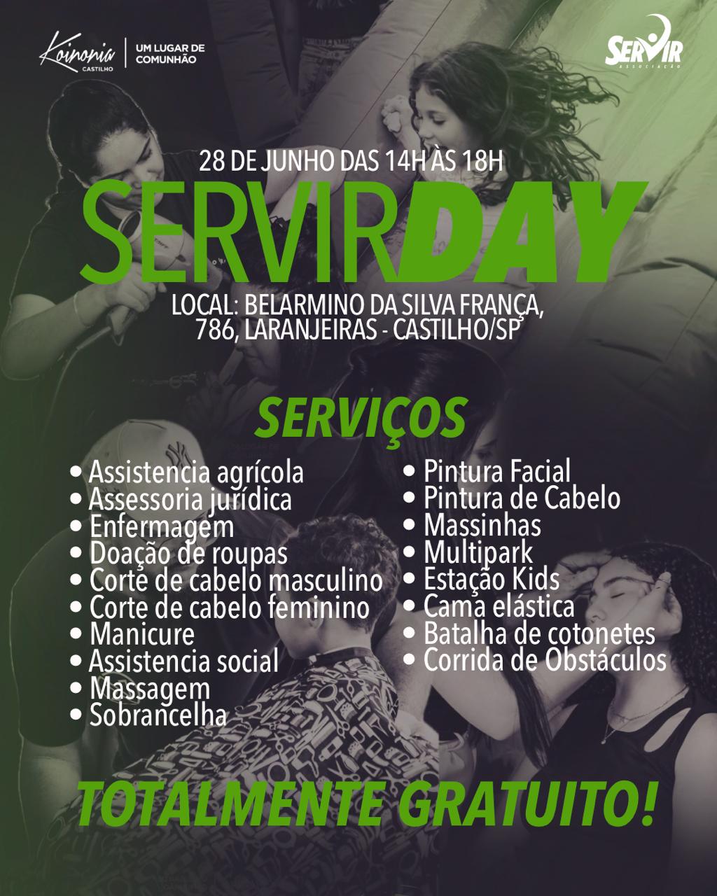 Igreja Koinonia anuncia 4ª edição do “Servir Day” em Castilho: um sábado de cuidado e comunidade