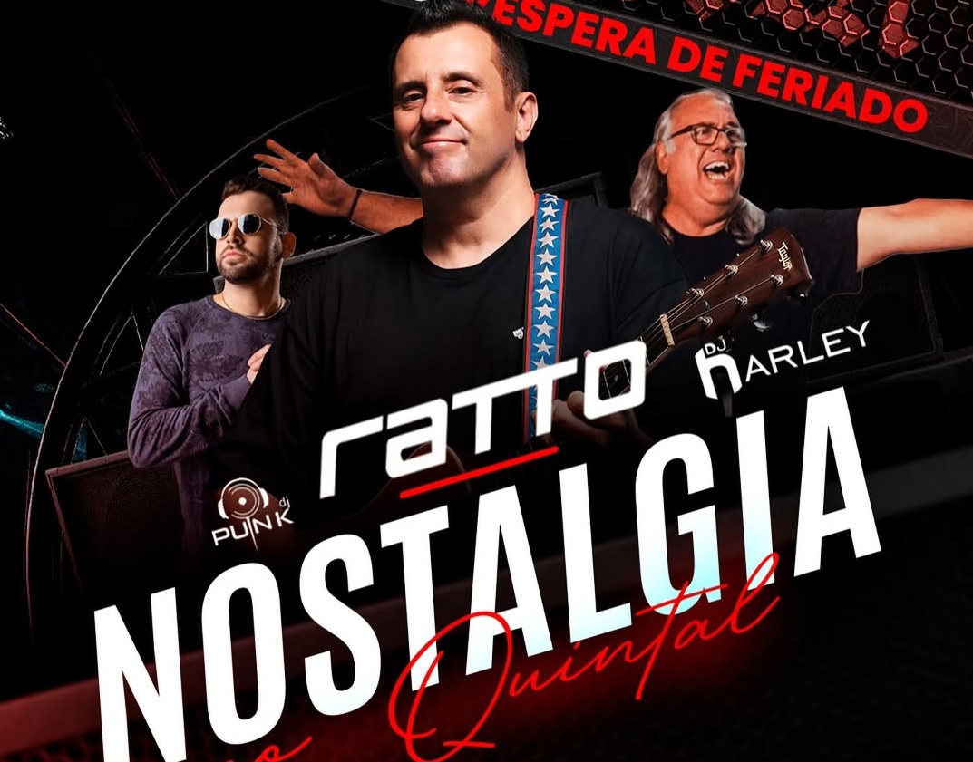 Ratto comanda noite de nostalgia no Quintal Lounge Bar, em Andradina, nesta terça-feira (8)