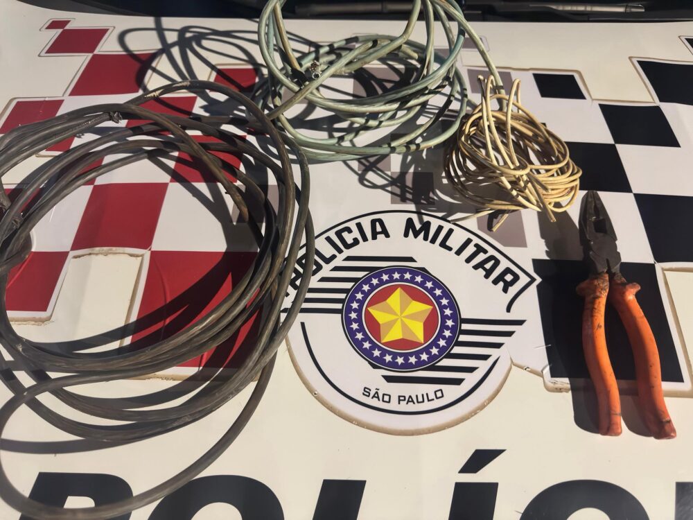 Homem é preso por furto de fios de cobre em residência no bairro Stella Maris, em Andradina