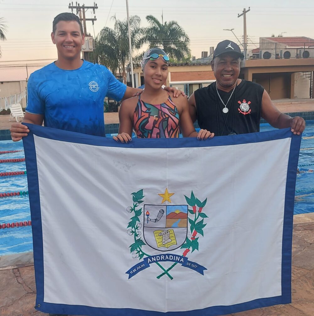 Jovem nadadora de Andradina é convocada para o Campeonato Sul-Americano Juvenil de Natação