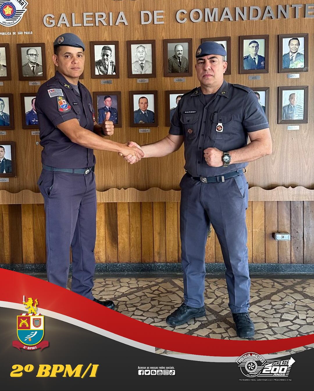 2º BPM/I de Araçatuba presta homenagem ao Capitão PM Ilton em sua despedida