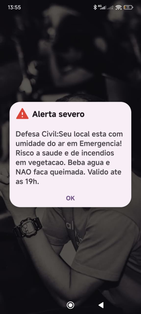 Defesa Civil emite alerta de emergência para Araçatuba e região devido à baixa umidade do ar
