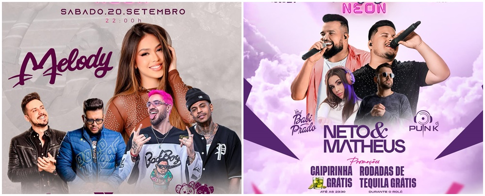 Quintal Lounge Bar realiza fim de semana especial com White Neon em Andradina