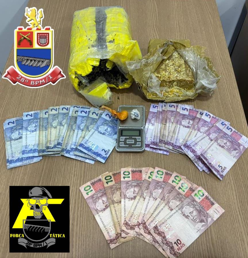 Força Tática prende traficante e apreende crack e maconha em Andradina