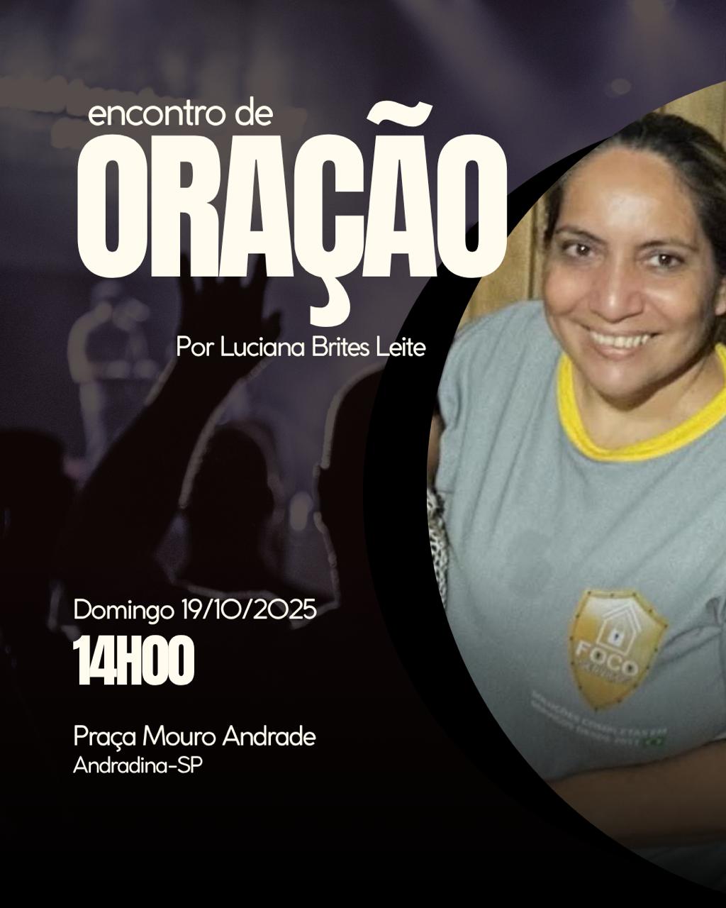 Família e amigos se reúnem neste domingo em Andradina para um clamor de oração por Luciana Brites Leite