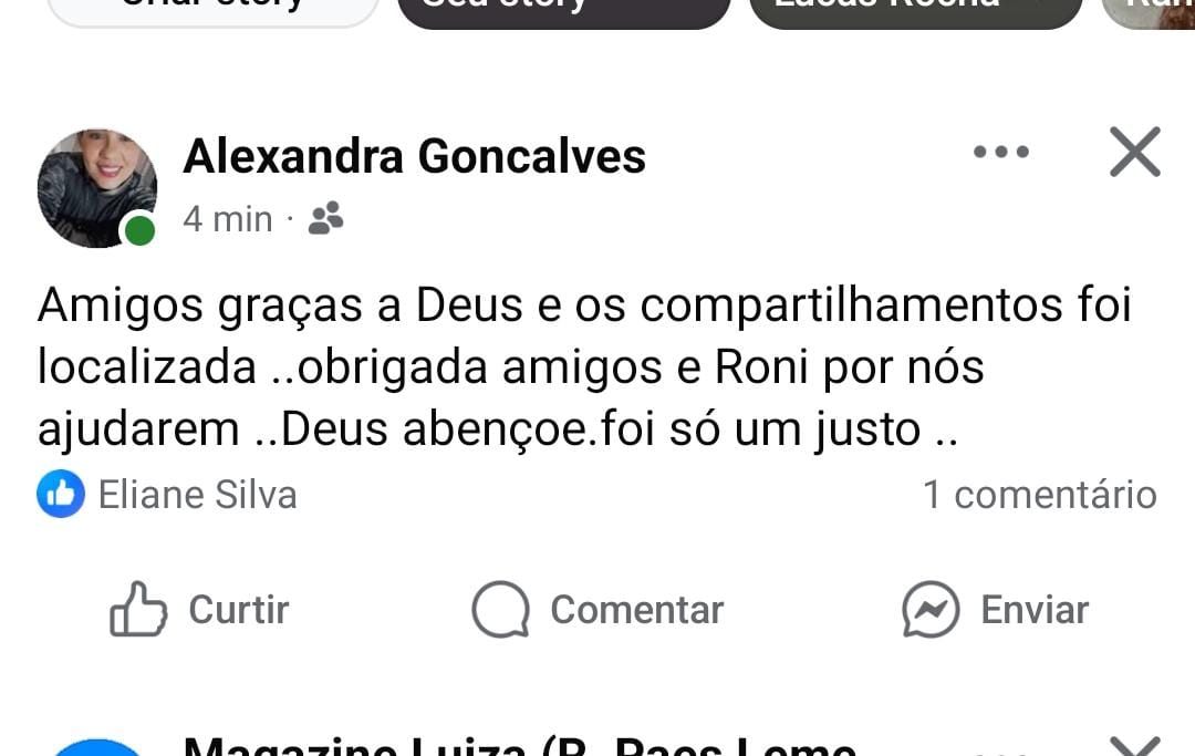 Mulher desaparecida em Castilho é encontrada após divulgação no Roni Paparazzi
