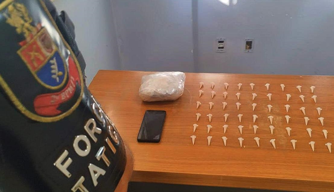 Força Tática prende suspeito com cocaína e maconha “colômbia” no bairro Santana, em Araçatuba