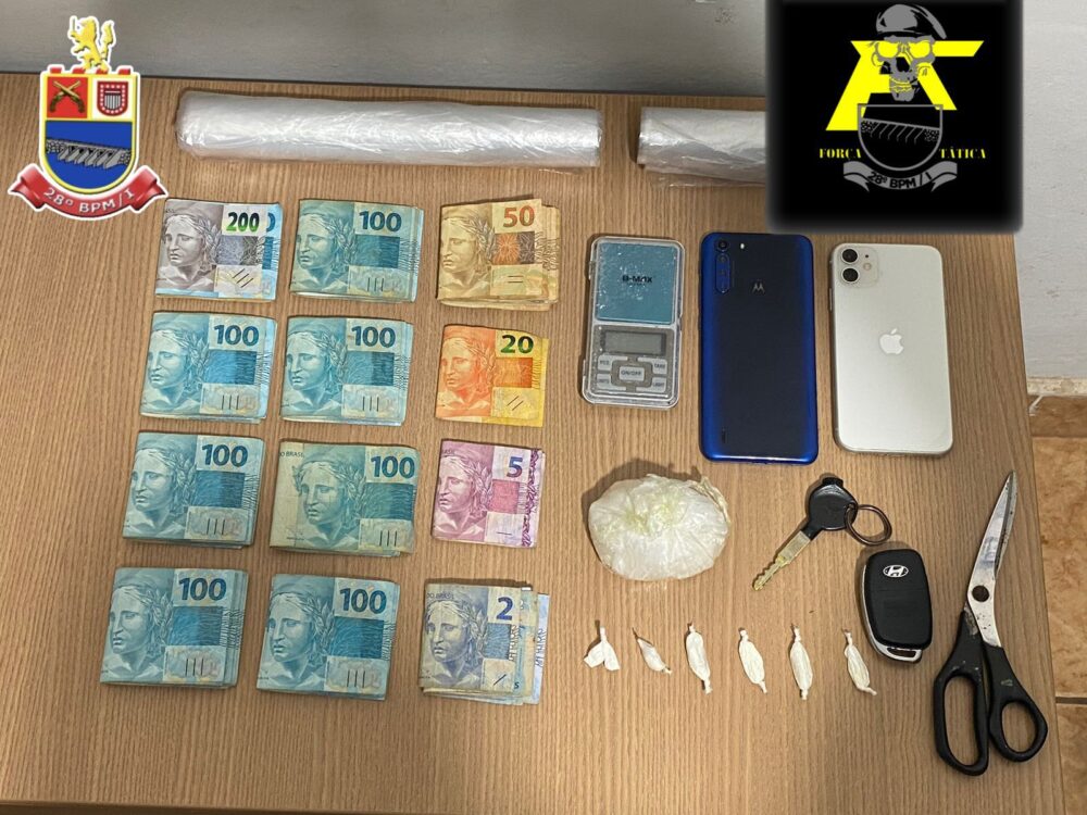 Força Tática prende homem por tráfico de drogas em Mirandópolis
