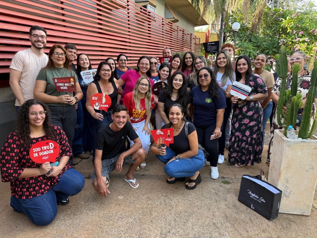Caravana da Vida: alunos e voluntários reforçam estoque do Hemocentro de Araçatuba