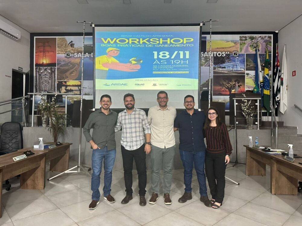 Arsae Castilho promove workshop sobre saneamento com participação da Águas Castilho na Câmara Municipal