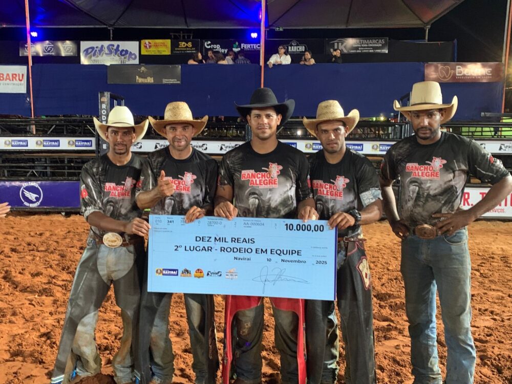 Castilhense Marco Antônio brilha e conquista 2º lugar no rodeio de Naviraí (MS)