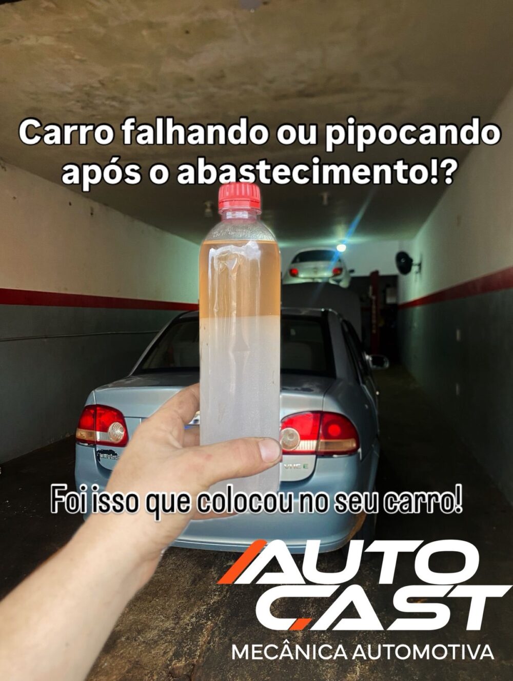 Teste de combustível feito por oficina de Castilho levanta suspeita de gasolina adulterada