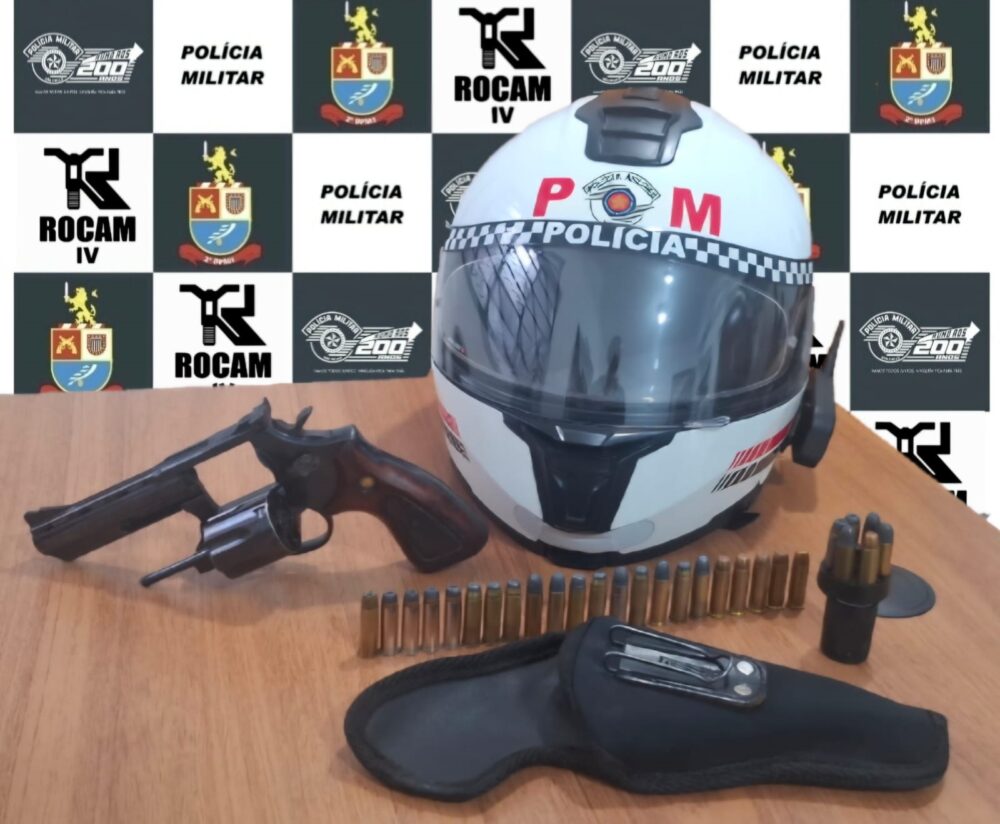 ROCAM recupera arma roubada do Fórum de Birigui e prende suspeito