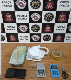 Força Tática prende rapaz com cocaína e crack no bairro São José, em Araçatuba