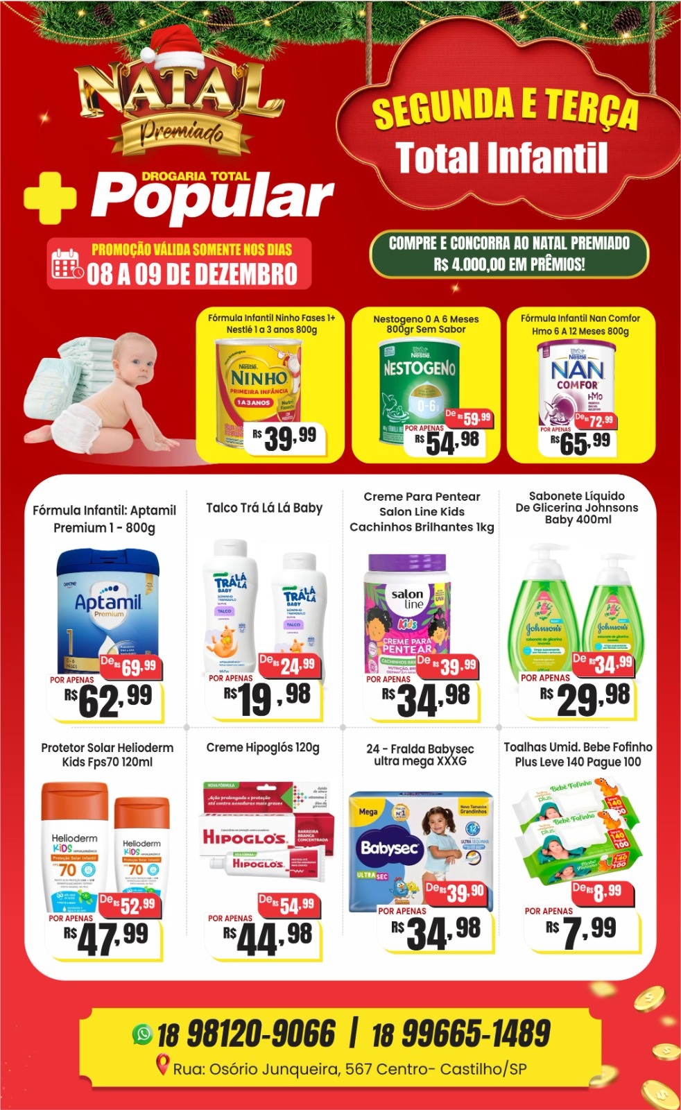 Drogaria Total Popular lança superpromoção infantil nesta segunda e terça
