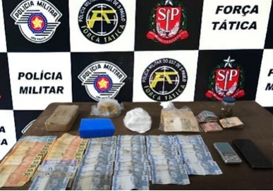 Força Tática prende homem com drogas e R$ 10 mil escondidos em casa, em Birigui