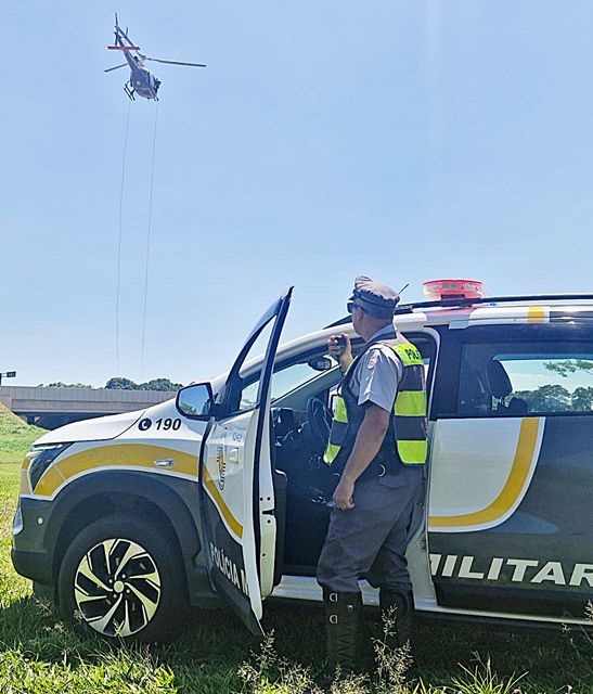 Simulado de acidente com carga perigosa mobiliza equipes na SP-463, em Araçatuba