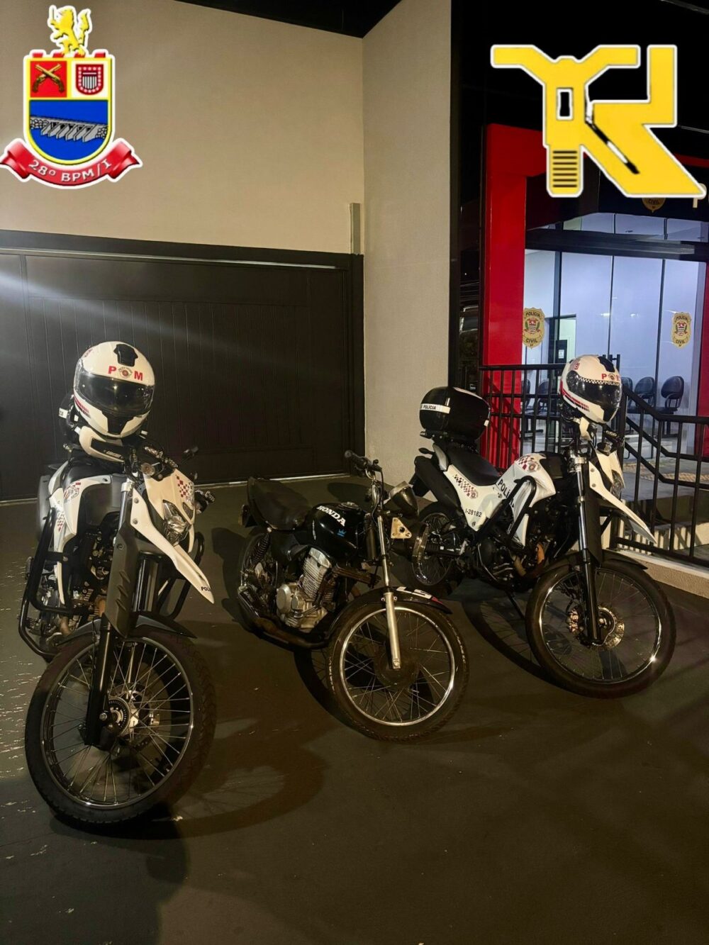 ROCAM apreende moto adulterada e prende suspeito em Andradina