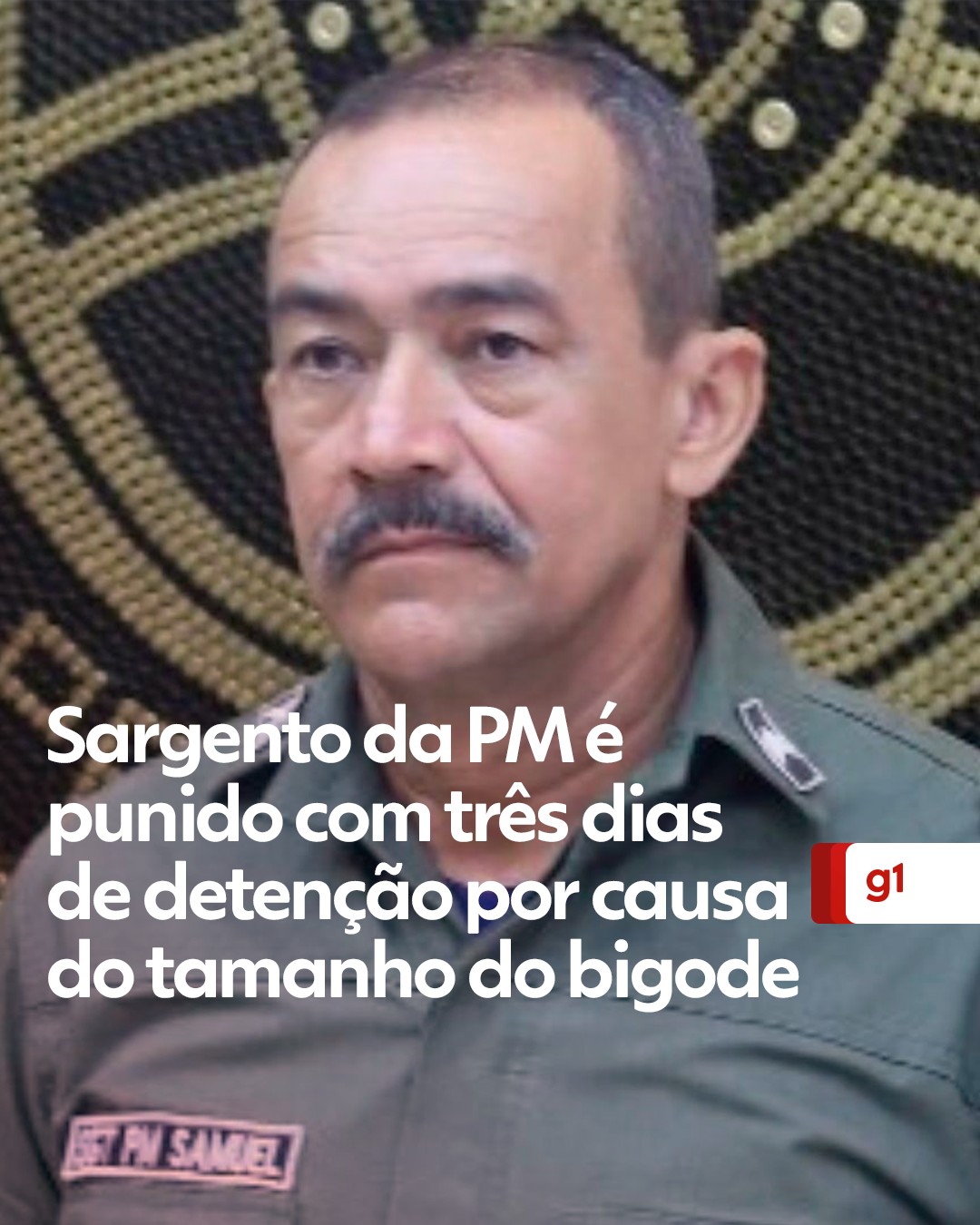 PM é punido por bigode