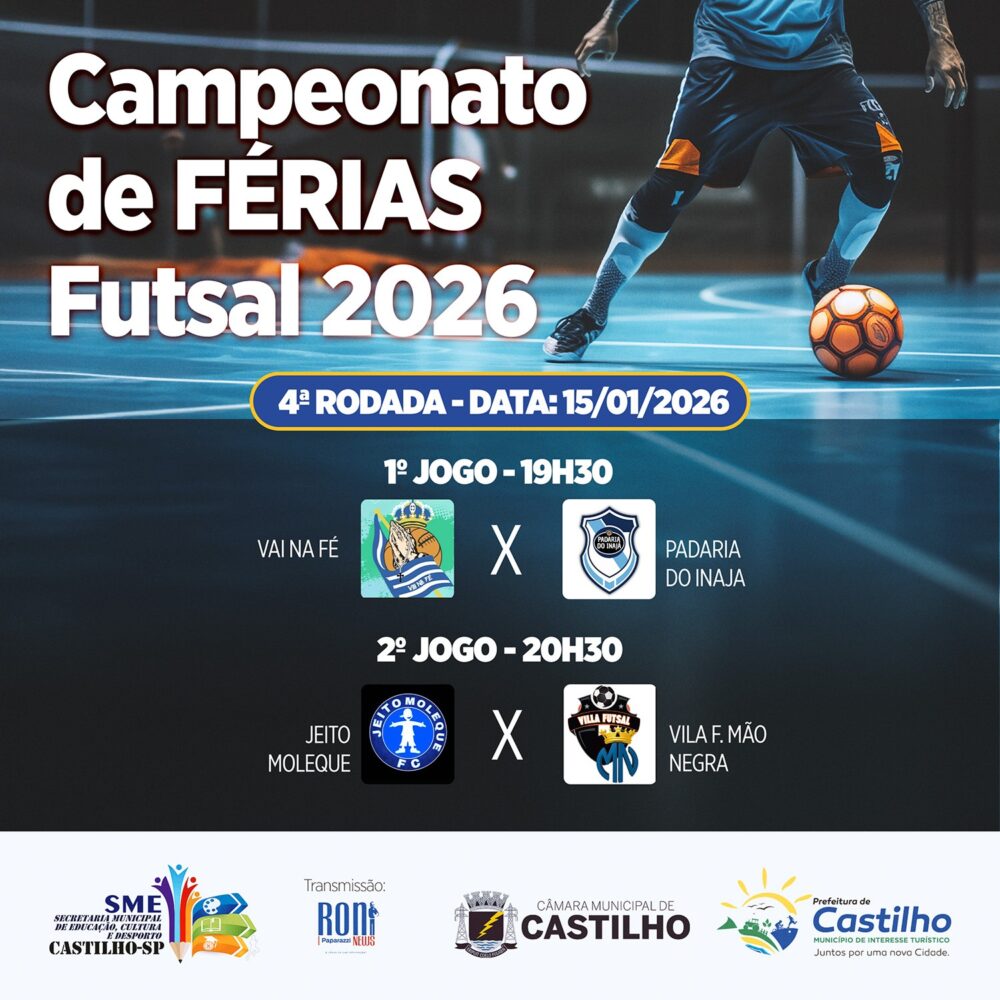 Quarta rodada agita o Futsal
