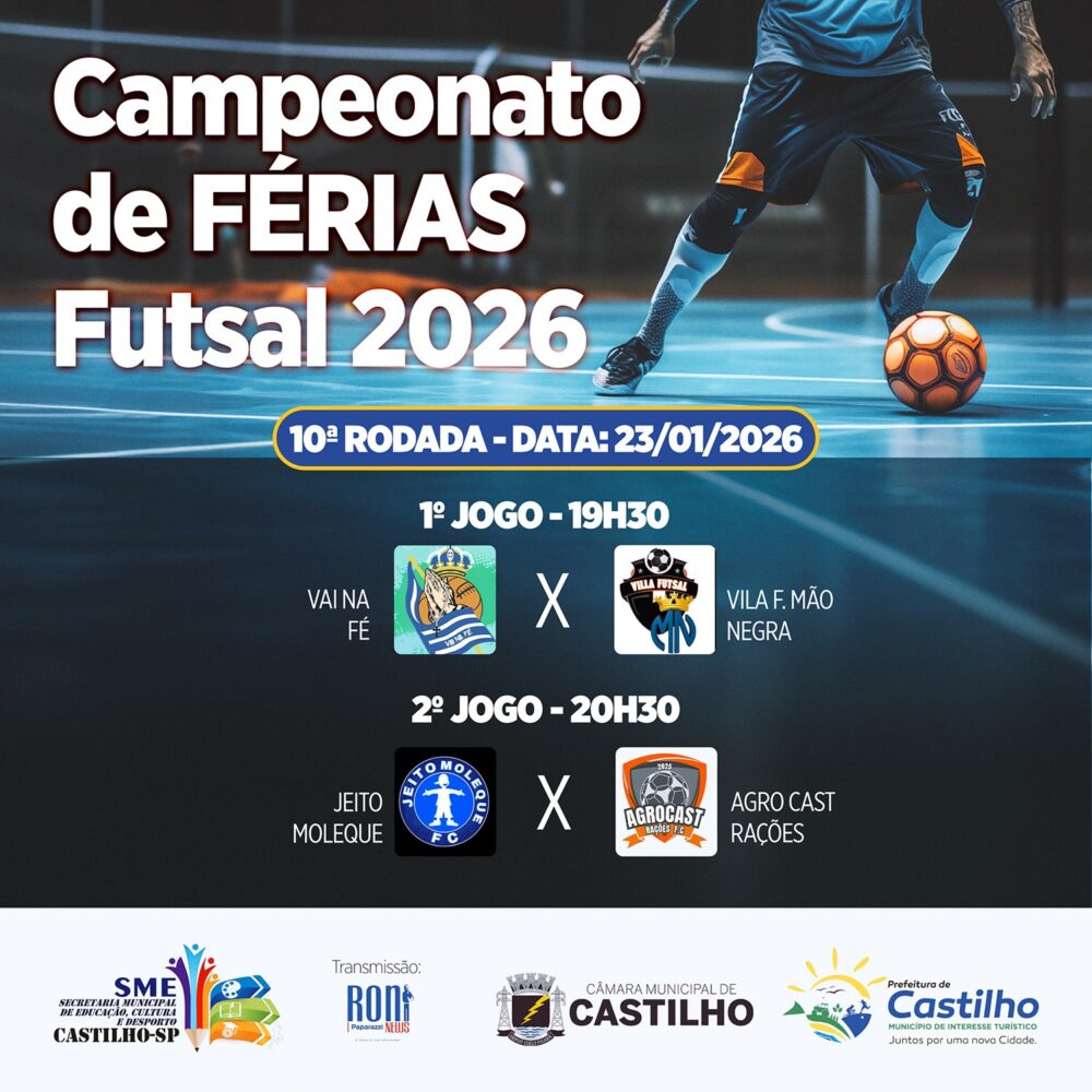 10ª rodada promete duelos decisivos em Castilho