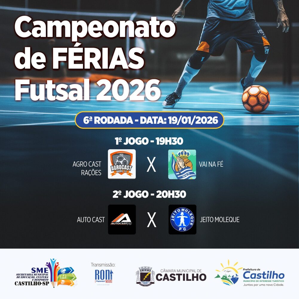 Segunda semana esquenta o Futsal