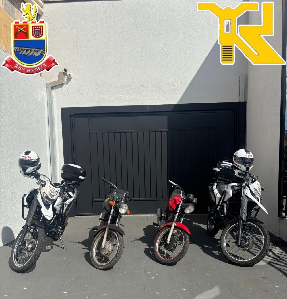 PM recupera motos furtadas em Andradina e apreende adolescente envolvido no crime