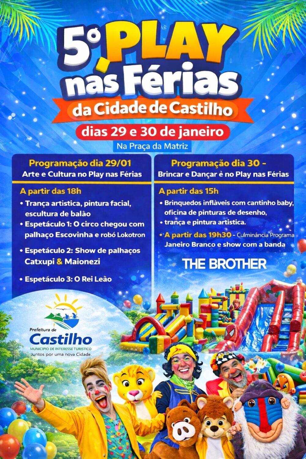 Play nas Férias agita Castilho