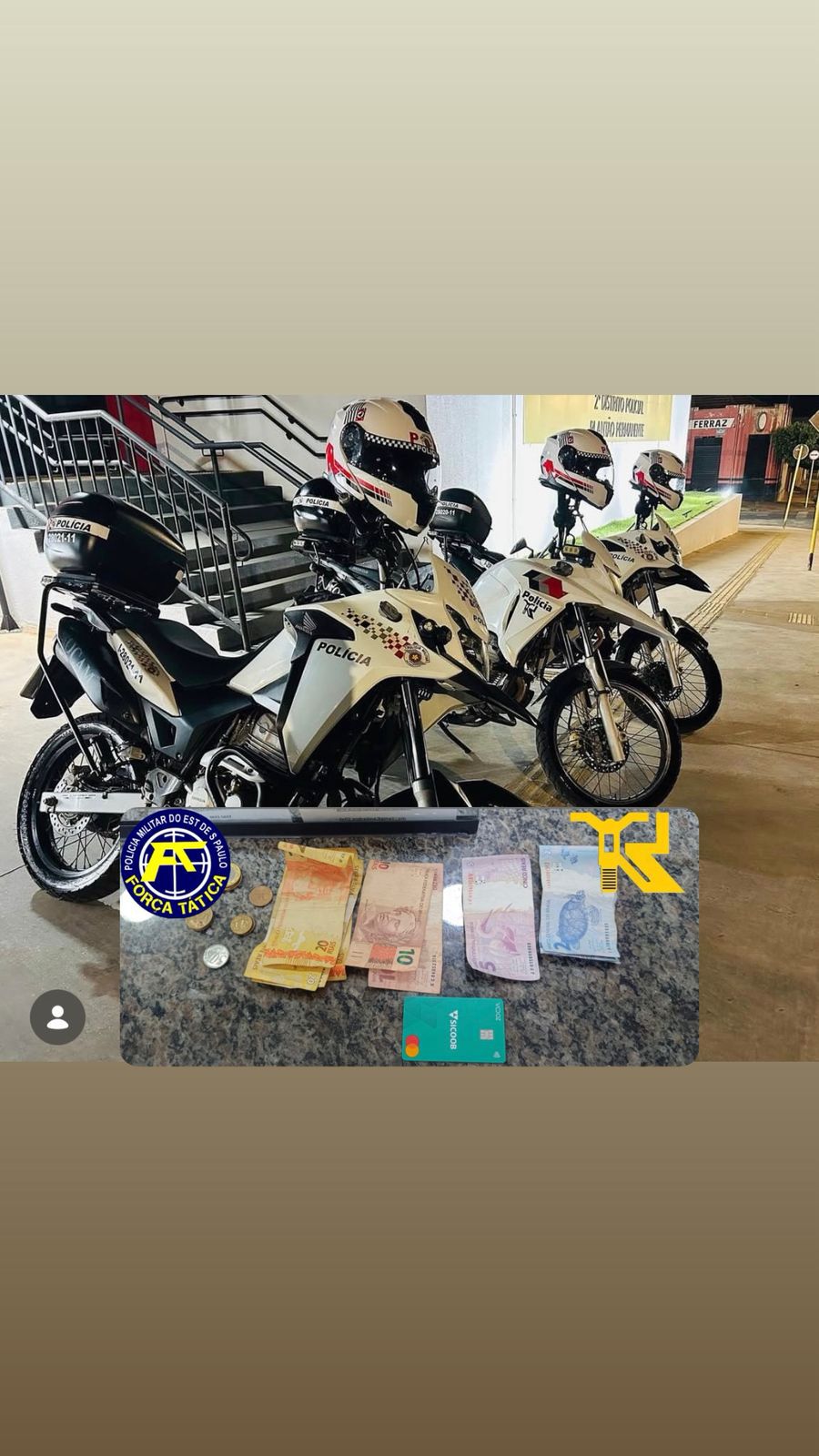 ROCAM prende homem por furto na Avenida Rio Grande do Sul, em Andradina