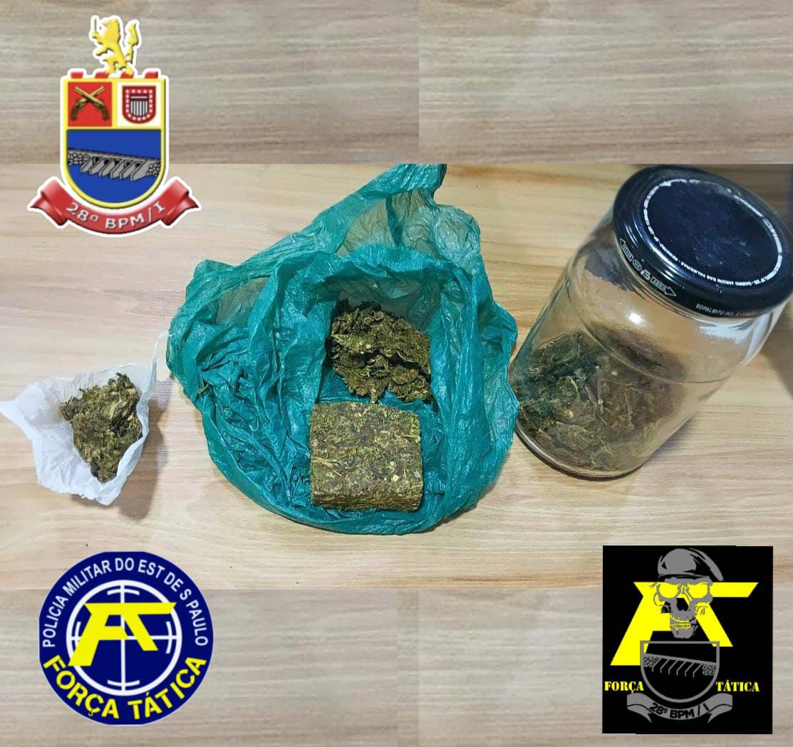 Jovem é preso por tráfico em Andradina