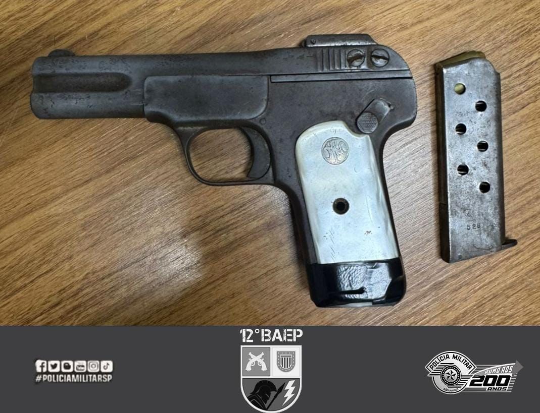 BAEP prende procurado armado em Araçatuba