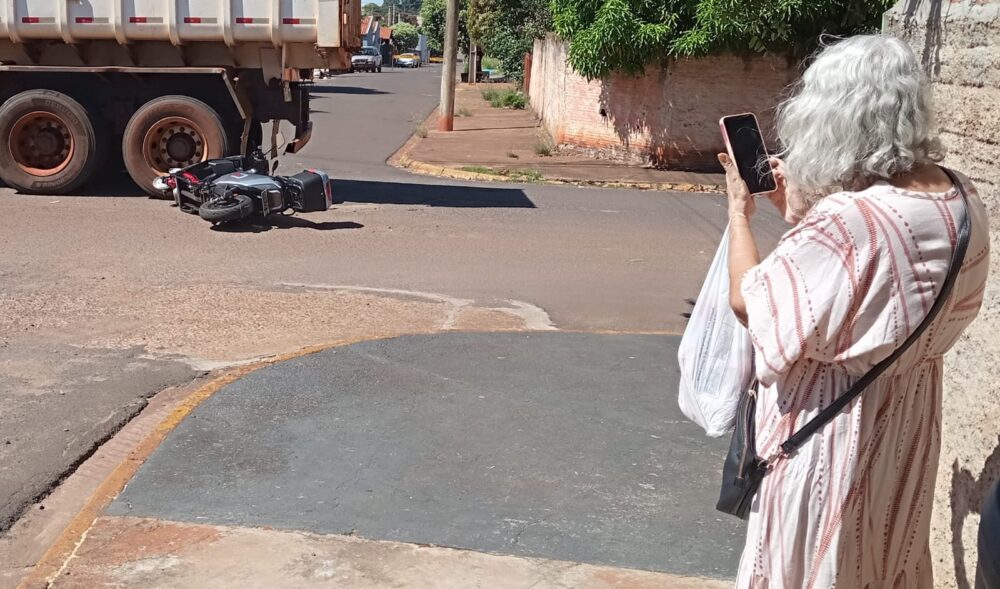 Acidente com bike elétrica mobiliza resgate em Castilho