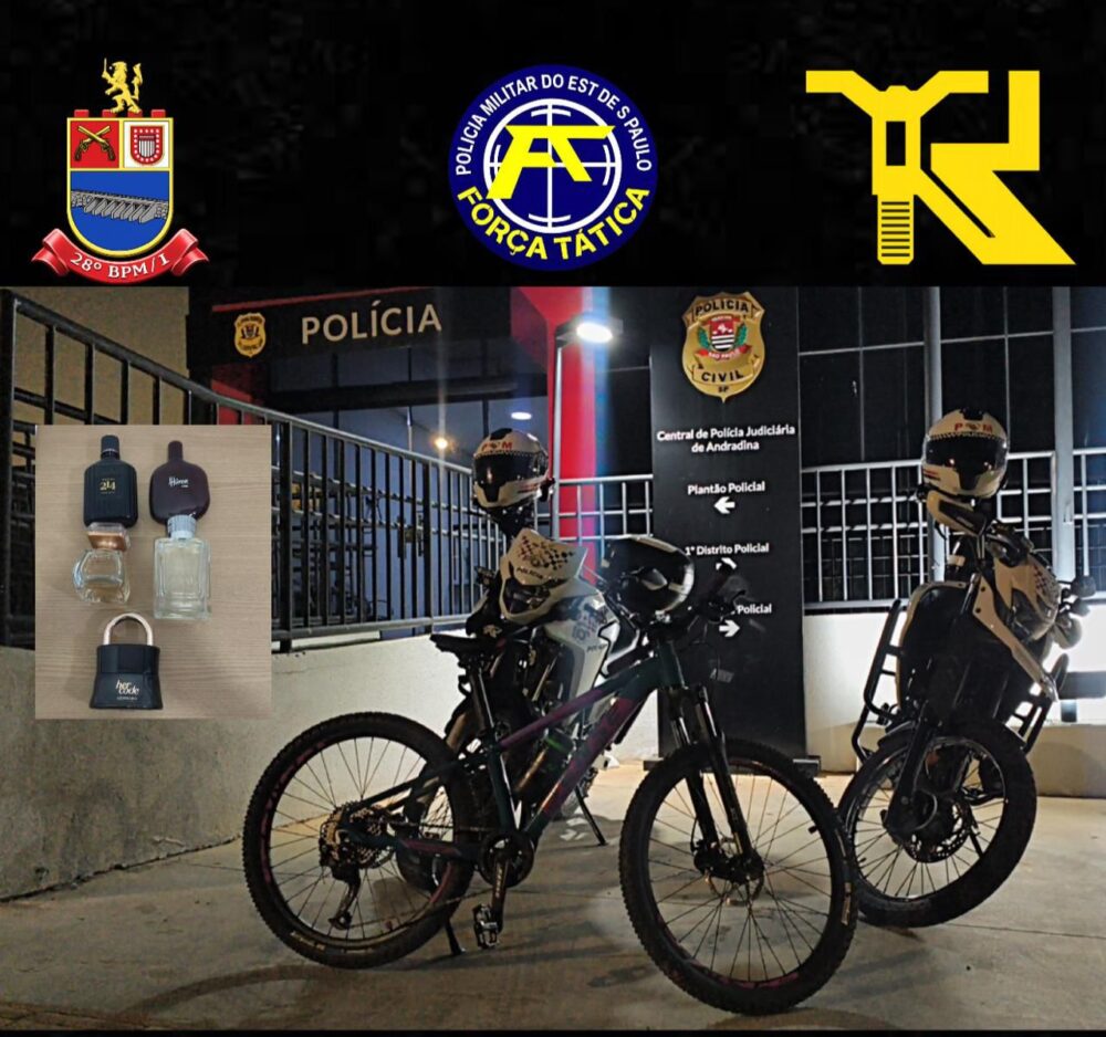 ROCAM prende suspeito e recupera bicicleta