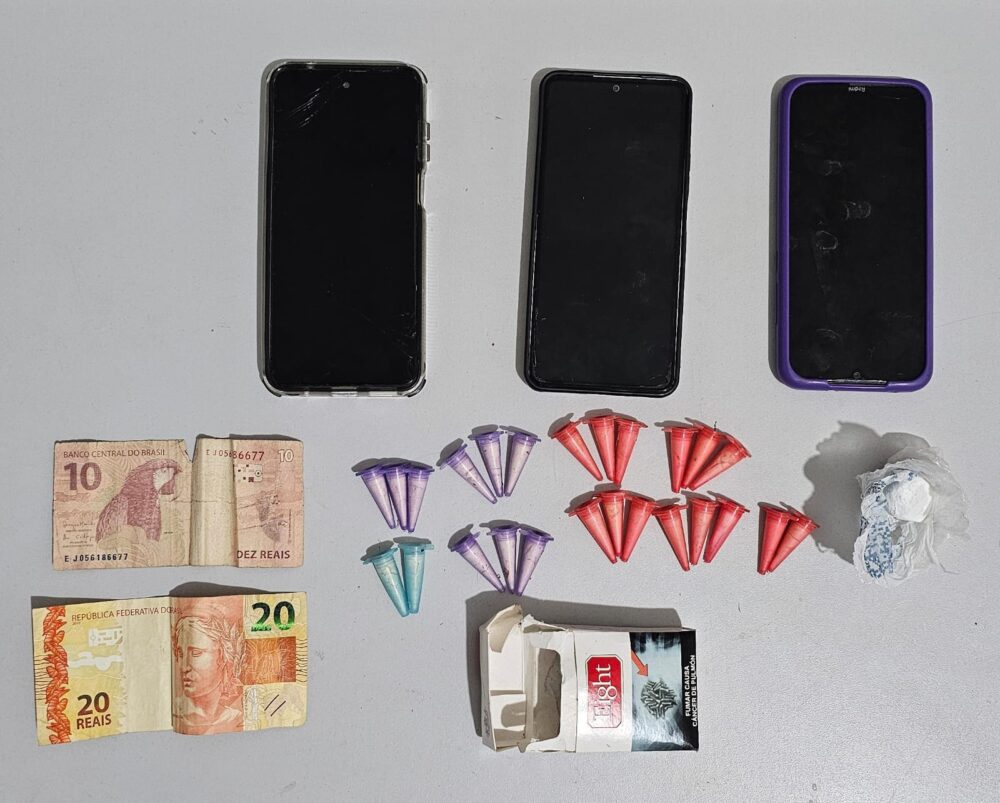Trio é preso após perseguição policial