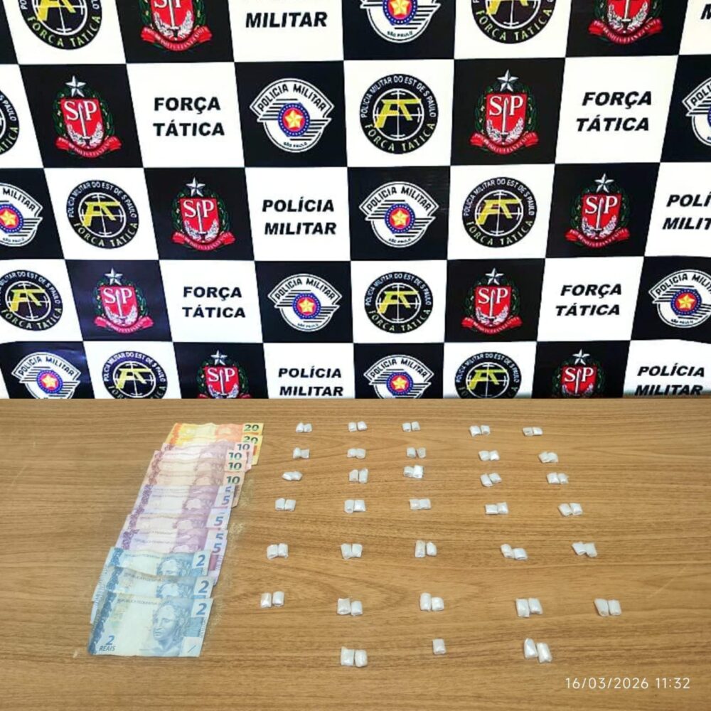 Homem é preso por tráfico após fuga