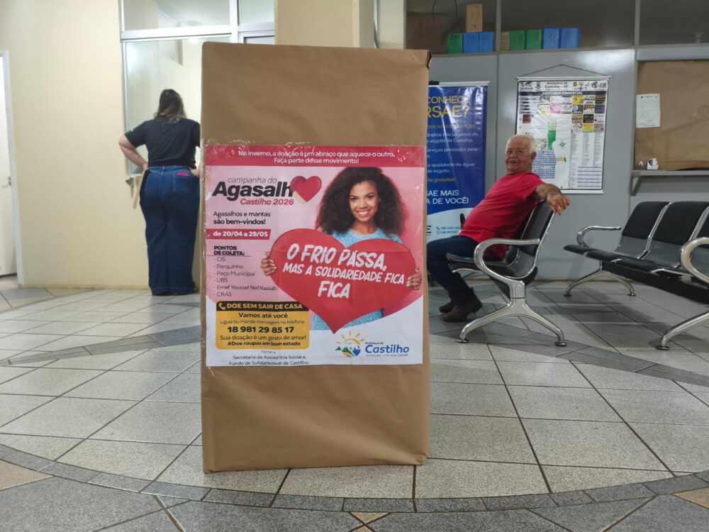 Campanha do Agasalho 2026 começa em Castilho