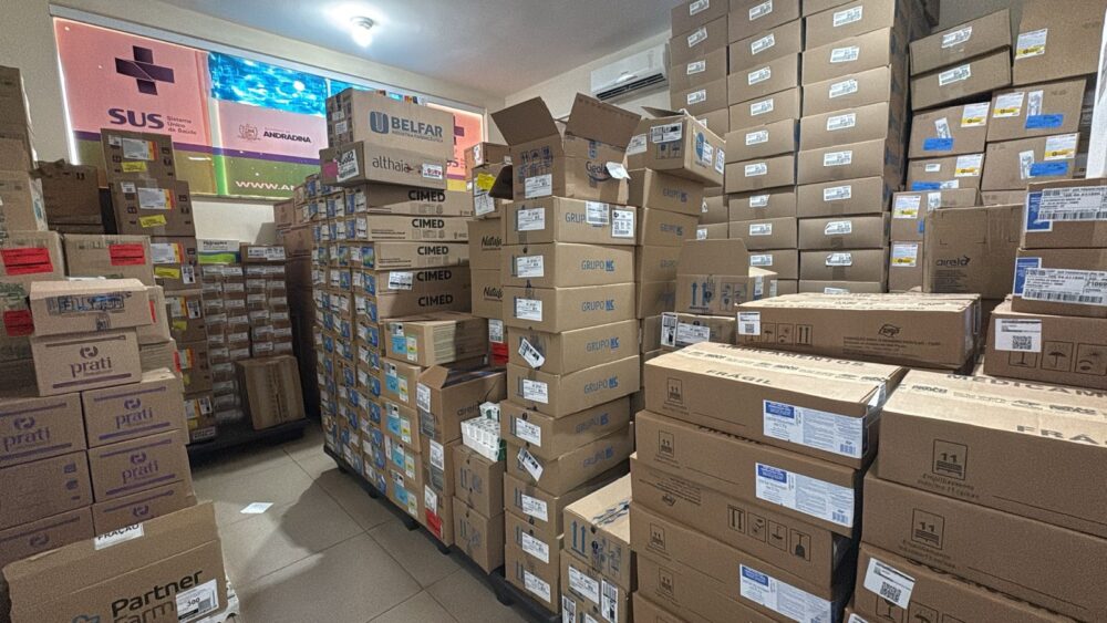 Saúde normaliza estoque de medicamentos em Andradina