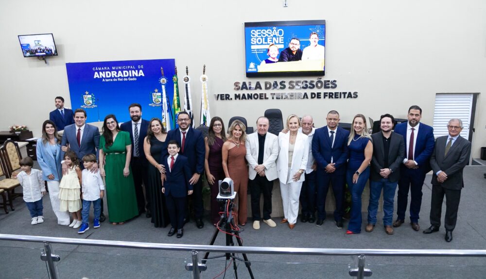 Câmara homenageia três nomes em Andradina