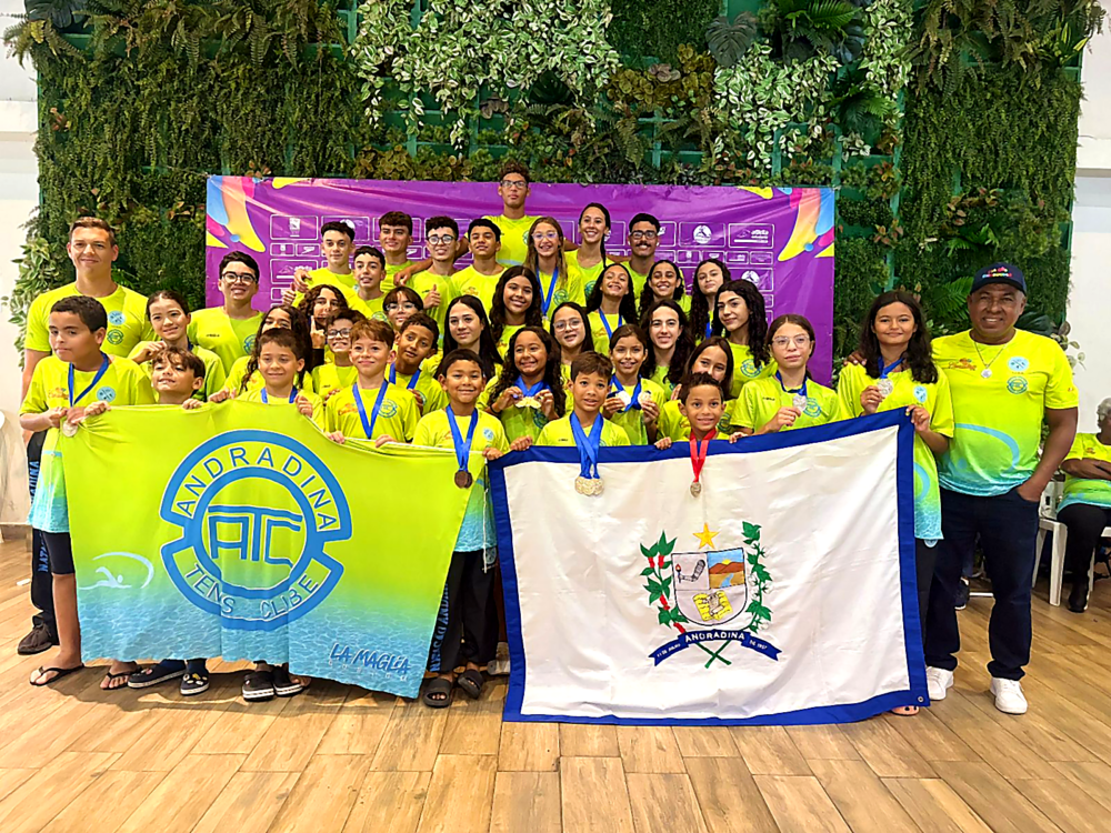 Andradina conquista 68 medalhas na natação