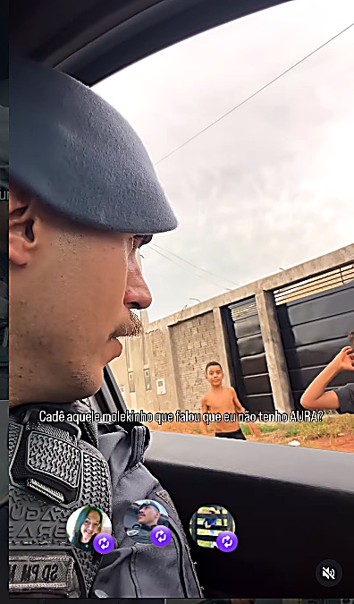 Policial de Castilho emociona internet com crianças
