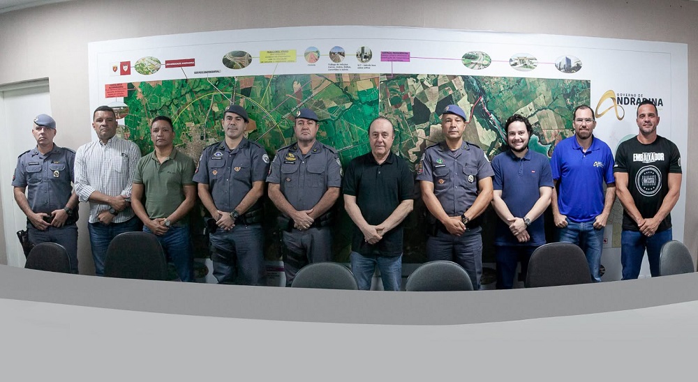 Novo comando do 28º BPM/I visita Prefeitura e destaca avanços na segurança de Andradina