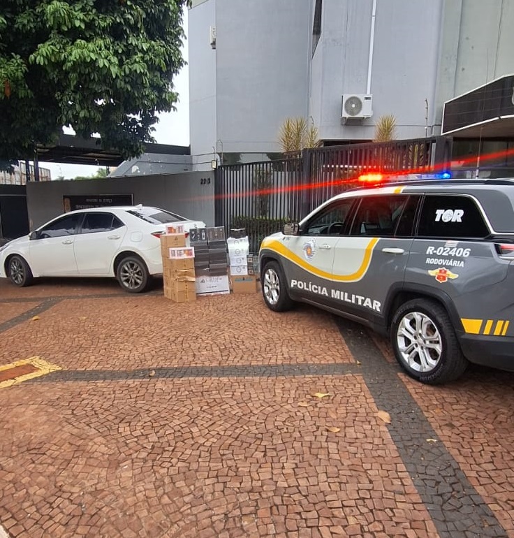 TOR apreende 540 perfumes avaliados em R$ 108 mil na Rodovia Marechal Rondon, em Guararapes
