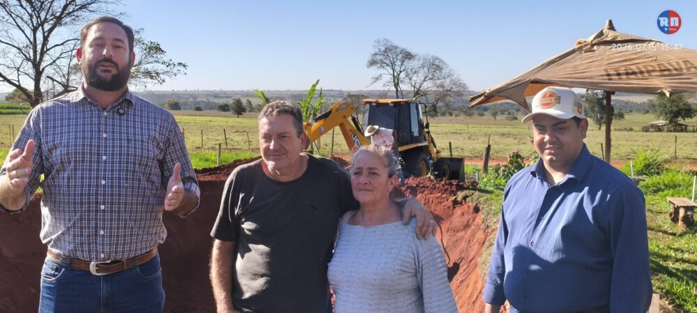 Novo secretário de Agricultura de Castilho estreia no cargo com visita a produtores do Assentamento Cafeeira