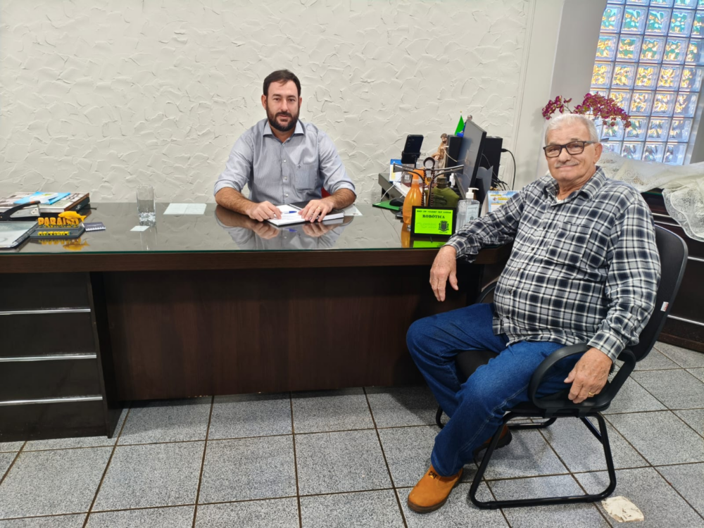 João Gabriel inicia primeiro dia como prefeito em exercício com agenda de trabalho e reuniões em Castilho