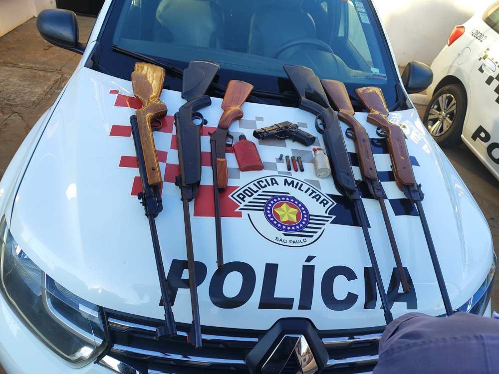 Pereira Barreto: Polícia Militar captura procurado pela Justiça e apreende arma de fogo em propriedade rural