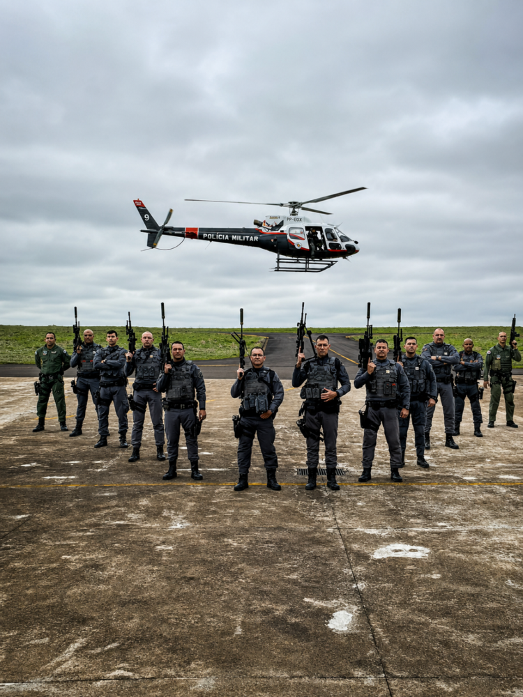 Desfile cívico-militar reúne Helicóptero Águia, Cavalaria, Exército e forças de segurança nos 89 anos de Andradina
